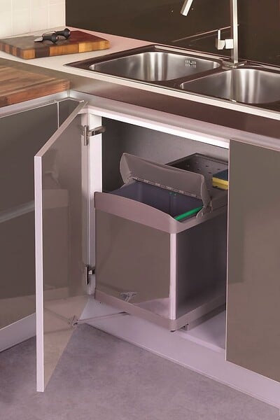 CENTRALE BRICO - Trieur à déchets Linea 538 450mm 2x21l - large
