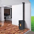 INTERSTOVES - Kit conduit Vertical ou sortie toit pour Poêle à granulés 80/125 - - vignette
