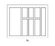 CENTRALE BRICO - Range-couverts Classico Kristall softTouch 622x474mm noir - vignette