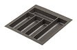 CENTRALE BRICO - Range-couverts Nolago pour Merivobox 408x423mm gris basalte - vignette
