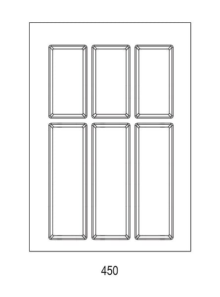 CENTRALE BRICO - Range-couverts Classico Kristall softTouch 372x474mm noir - large