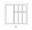 CENTRALE BRICO - Range-couverts Classico Kristall softTouch 522x474mm noir - vignette