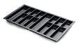CENTRALE BRICO - Range-couverts Classico Kristall softTouch922x474mm noir - vignette