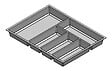 CENTRALE BRICO - Range-couverts Classico Kristall softTouch 522x424mm noir - vignette