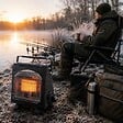 INTEC - Chauffage à gaz portable 1700W + 12 Cartouches gaz Allumage Piezo Thermocouple ODS Camping Pêche INTEC - vignette