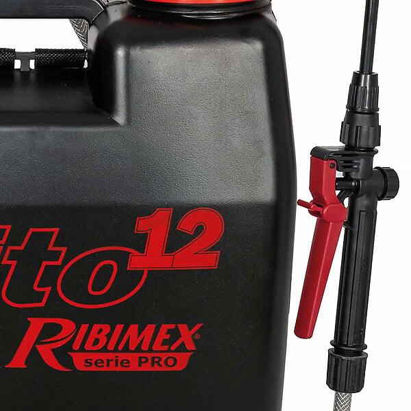 RIBITECH - Pulverisateur RIBIMEX 13L  à dos à pression entretenue spécial produits agressifs "VITO12" - large