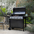 HAPPY GARDEN - Barbecue au gaz RENO - 4 brûleurs avec thermomètre 14kW - vignette