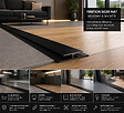 PROTOCOLE HOME - Profil de jonction aluminium 13 mm - 2,80 m - noir/silver/gold - vignette