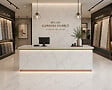 PROTOCOLE HOME - SPC Plaque décorative effet Marbre Carrara MAT 260x122 cm - Panneau mural et sol SPC-201 - vignette