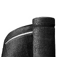 EASY CLOTURE - Brise vue toile en rouleau haute densité (350gr/m²) H 1m03 longueur 10M - Noir - vignette