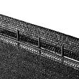 EASY CLOTURE - Brise vue toile en rouleau haute densité (350gr/m²) H 1m53 longueur 10M - Noir - vignette