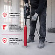 GT MARKET - Couronne diamant Ø 108 mm avec adaptateur pour perceuse et perforateur SDS-plus - vignette