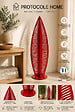 PROTOCOLE HOME - Sapin décoratif extérieur en acier 3 mm - Sculpture design pour jardin et terrasse - vignette