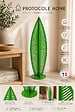 PROTOCOLE HOME - Sapin décoratif extérieur en acier 3 mm - Sculpture design pour jardin et terrasse - vignette