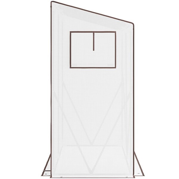 TECTAKE - serre en plastique transparent blanc 200x77x170 cm robuste avec résistance aux intempéries - large