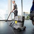 KARCHER PRO - Aspirateur eau et poussières à batterie 36V NT 22/1 Ap Bp L *INT - KÄRCHER PRO - 1.528-130.0 Classe L (vendu sans batterie) - vignette