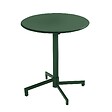 OVIALA - Ensemble table de jardin et 2 chaises en métal vert forêt - Palavas - vignette