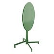 OVIALA - Ensemble table de jardin et 2 chaises en métal vert cactus - Palavas - vignette