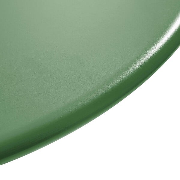 OVIALA - Ensemble table de jardin et 2 chaises en métal vert cactus - Palavas - large