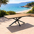 CONCEPT USINE - Table de jardin 8 places effet bois 190cm ALMADA - vignette