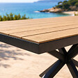CONCEPT USINE - Table de jardin 8 places effet bois 190cm ALMADA - vignette