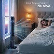 TECTAKE - Ventilateur colonne 110 cm gris anthracite - vignette
