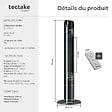 TECTAKE - Ventilateur colonne 110 cm gris anthracite - vignette