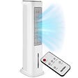 TECTAKE - Refroidisseur d'air Alaska 4 en 1, réservoir d'eau de 5 l, 3 modes, 3 niveaux blanc - vignette