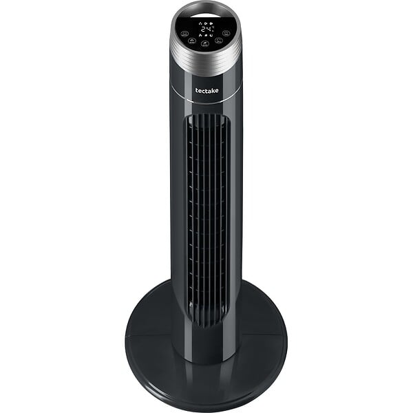TECTAKE - Ventilateur colonne 90 cm gris anthracite - large
