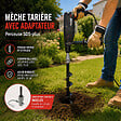 GT MARKET - Mèche de tarière Ø 40 mm avec adaptateur pour perceuse et perforateur SDS-plus - vignette