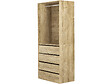 HABITAT ET JARDIN - Armoire avec 4 tiroirs et 1 penderie "Opéra" - 80 x 45 x 180 cm - Beige - vignette