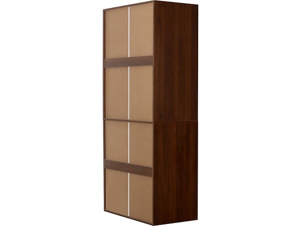 HABITAT ET JARDIN - Armoire avec 4 tiroirs et 1 penderie "Opéra" - 80 x 45 x 180 cm - Marron - large