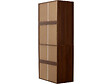 HABITAT ET JARDIN - Armoire avec 4 tiroirs et 1 penderie "Opéra" - 80 x 45 x 180 cm - Marron - vignette