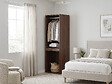 HABITAT ET JARDIN - Armoire avec penderie "Opéra" - 60 x 45 x 180 cm - Marron - vignette