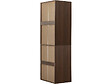 HABITAT ET JARDIN - Armoire avec penderie "Opéra" - 60 x 45 x 180 cm - Marron - vignette