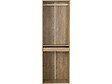 HABITAT ET JARDIN - Armoire avec penderie et porte-pantalons "Opéra" - 60 x 45 x 180 cm - Beige - vignette