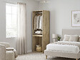 HABITAT ET JARDIN - Armoire avec penderie et porte-pantalons "Opéra" - 60 x 45 x 180 cm - Beige - vignette