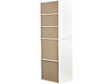HABITAT ET JARDIN - Armoire avec 5 étagères "Opéra" - 60 x 45 x 180 cm - Blanc - vignette