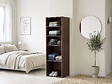 HABITAT ET JARDIN - Armoire avec 5 étagères "Opéra" - 60 x 45 x 180 cm - Marron - vignette