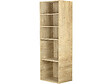 HABITAT ET JARDIN - Armoire avec 5 étagères "Opéra" - 60 x 45 x 180 cm - Beige - vignette