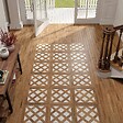 RO'MA NATURE - Carrelage Vintage effet Parquet Bois Pierre Blanche Versailles 45x45x0,95 cm Virelno - Sol intérieur (vendu par carton de 1 m²) - vignette