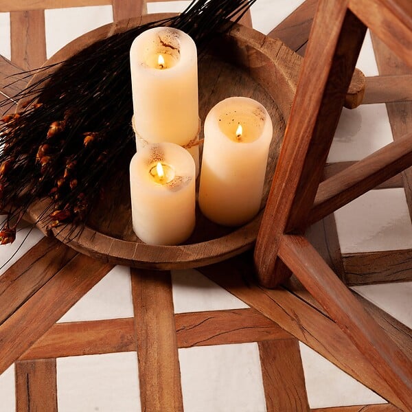 RO'MA NATURE - Carrelage Vintage effet Parquet Bois Pierre Blanche Versailles 45x45x0,95 cm Virelno - Sol intérieur (vendu par carton de 1 m²) - large