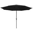 HAPPY GARDEN - Toile pour parasol droit HAPUNA rond 3,30m de diamètre noir - vignette