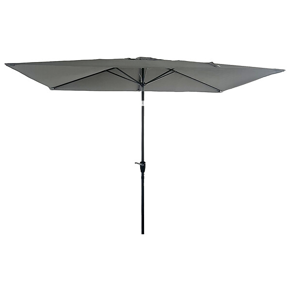 HAPPY GARDEN - Toile pour parasol droit HAPUNA rectangulaire 2x3m gris - large