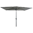 HAPPY GARDEN - Toile pour parasol droit HAPUNA rectangulaire 2x3m gris - vignette