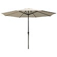 HAPPY GARDEN - Toile pour parasol droit HAPUNA rond 3,30m de diamètre beige - vignette