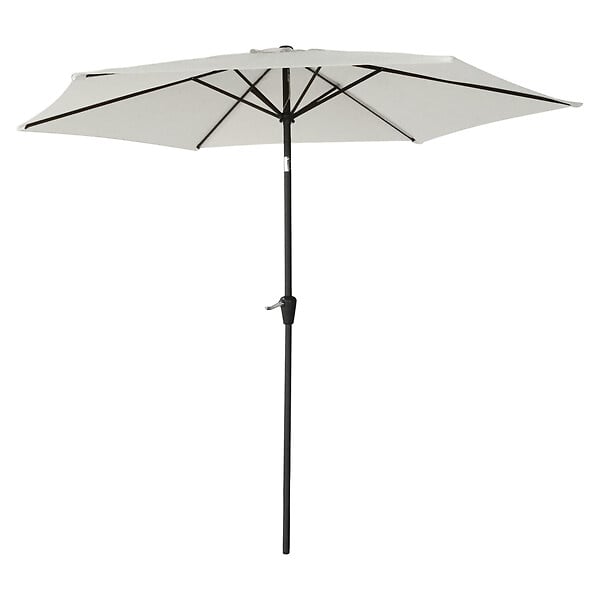 HAPPY GARDEN - Toile pour parasol droit HAPUNA rond 2,70m de diamètre beige - large