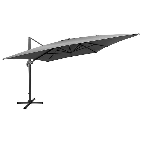 HAPPY GARDEN - Toile pour parasol déporté MOLOKAI rectangulaire 3x4m gris - large