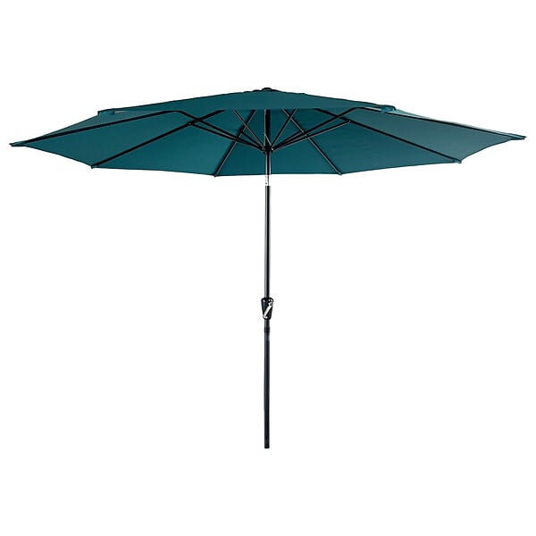 HAPPY GARDEN - Toile pour parasol droit HAPUNA rond 3,30m de diamètre bleu - large