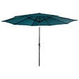 HAPPY GARDEN - Toile pour parasol droit HAPUNA rond 3,30m de diamètre bleu - vignette